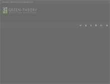 Tablet Screenshot of green-theory.com